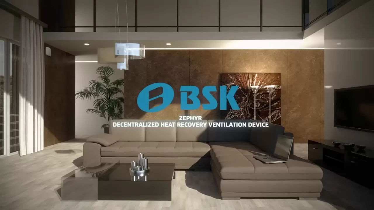 BSK Zephyr - Sistem de Ventilare cu Recuperare de Caldura