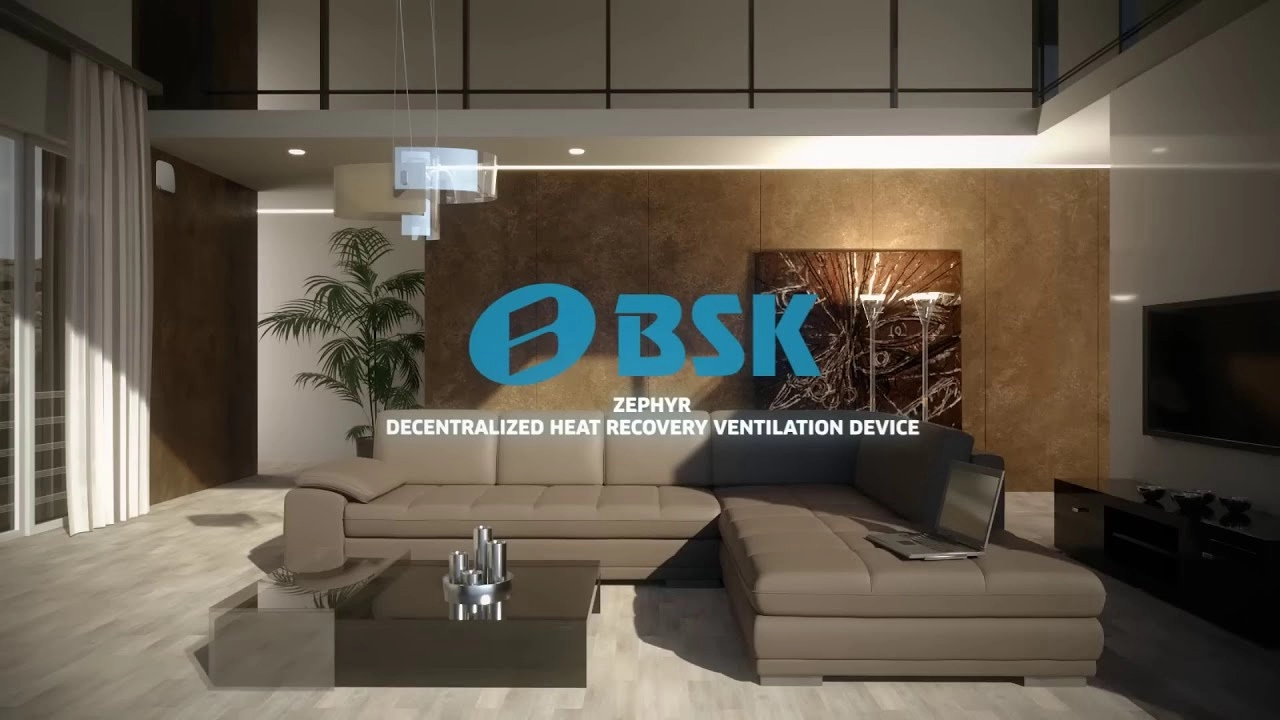 BSK Zephyr - Sistem de Ventilare cu Recuperare de Caldura