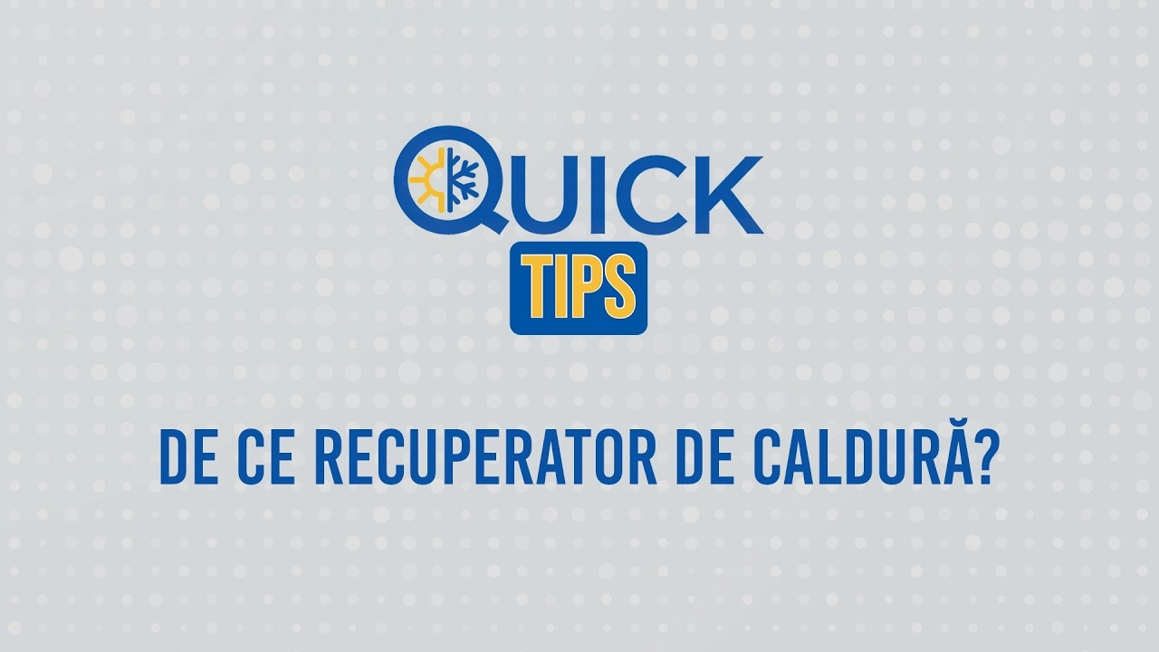 De ce ai nevoie de un recuperator de căldură? Beneficii și modul de funcționare | Quickshop