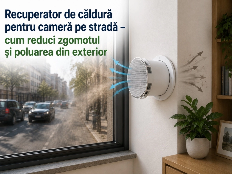 Recuperator de căldură pentru cameră spre stradă: filtrare, zgomot și alegere corectă