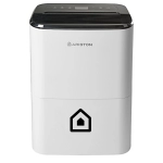 Dezumidificator Ariston DEOS 21s NET, 20l/zi, Wifi, Touch, Functie uscare rapida rufe, Functie purificare aer si anti-mucegai, Suprafata recomandata 40 m2, Alb/negru